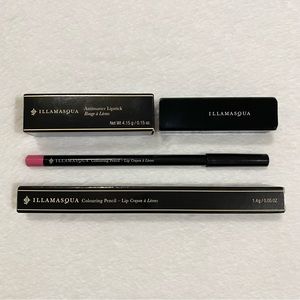 Illamasqua Pink Lipstick & Lip Liner Bundle Set